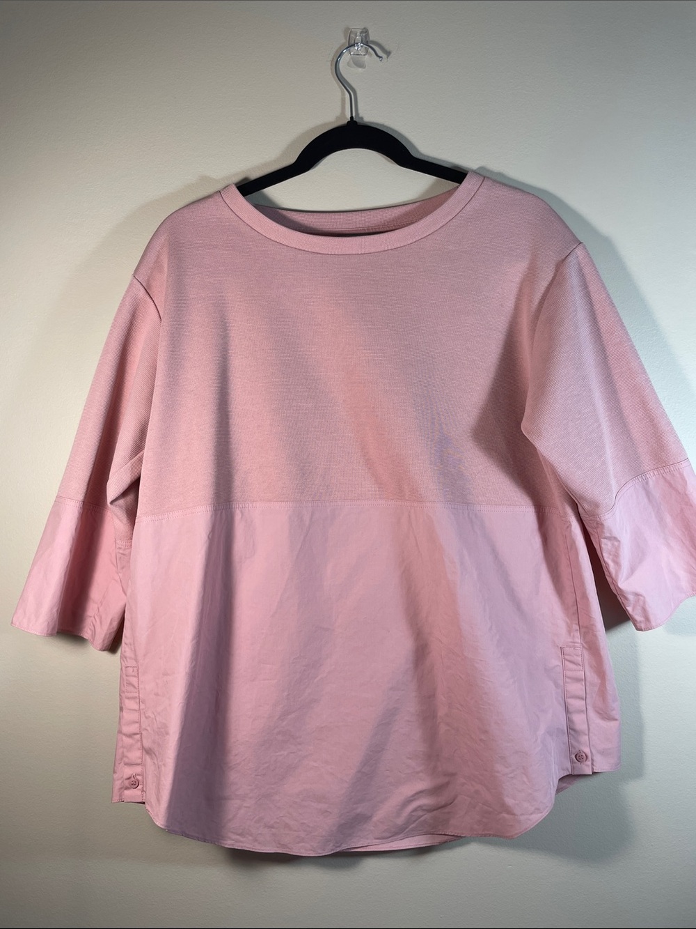 COS Pink Two-Tone Boxy Tunic
